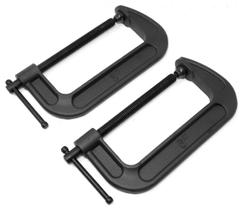 C-Clamps WEN CLC630 Ferro fundido pesado, 15 cm, abertura de mandíbula, pacote com 2 unidades