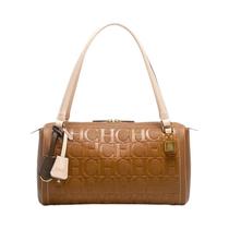 C-H Bolsa Boston feminina outono inverno nova coleção carta design textura bolsas de ombro