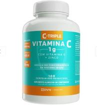 C-triple Vitamina C + D e Zinco 100 Comprimidos 500mg C-triple Vitamina C + D e Zinco 100 Comprimidos 500mg