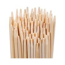 C3 Espetos de Bambu Importado 1/2 Ponta: 25cm x 4mm - 1Mil