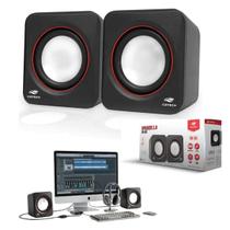 C3Tech Caixa de som SP-301BK Preto - Sistema de audio 2.0 P2 Com Blindagem Eletromagnética alimentacao via porta USB C3Tech Caixa de som SP-301BK Preto - Sistema de audio 2.0 P2 Com Blindagem Eletromagnética alimentacao via porta USB