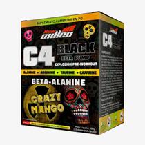 C4 BLACK EXPLOSION CRAZY MANGO DP COM 12 SACHÊS DE 10g NEW MILLEN