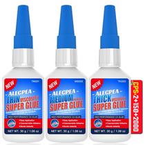 CA Glue ALECPEA 90g (3 oz) 2/150/2000 CPS para madeira, vidro, metal