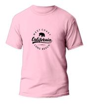 Caamiseta Estampada Desenho California Estilosa Tendência