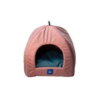 Cabana e Cama ShuDog 2 em 1, para Cães e Gatos - Rosa Tifani Cabana e Cama ShuDog 2 em 1, para Cães e Gatos - Rosa Tifani