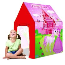 Cabana Infantil Tenda Castelo Encantado Acampamento Rosa - Bang Toys
