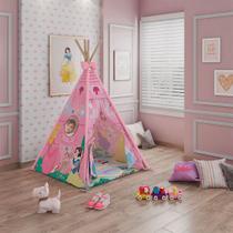 Cabana Tenda Infantil Princesas com Janela Transparente Disney - Pura Magia