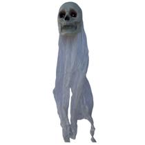 Cabeça Caveira Branca Pendurar Halloween Enfeite Cabeça Caveira Branca Pendurar Halloween Enfeite