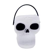 Cabeça Caveira Kit 6 Baldinhos - Decoração de Halloween)