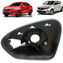 Cabeça corpo moldura retrovisor argo cronos esquerdo