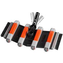 Cabeça de aspirador de piscina TidyMister Heavy Duty com alça giratória laranja