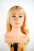 Cabeça de Boneca Europeia de Competição Cabelo 100% Natural Loiro 70cm Cabeça de Boneca Europeia de Competição Cabelo 100% Natural Loiro 70cm