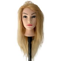Cabeça de Boneca Para Treino Cabelo 100% Natural Loiro Clara 60 Cm - Lily Blond Cabeça de Boneca Para Treino Cabelo 100% Natural Loiro Clara 60 Cm - Lily Blond