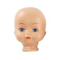 Cabeça de boneca sapeca 8 cm/altura 5,5 cm/largura unidade