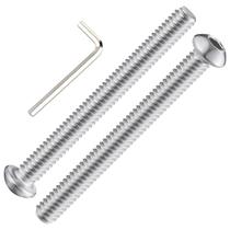 Cabeça de botão, soquete, parafusos, parafusos, aço inoxidável Wensilon 304 (50 unidades) Cabeça de botão, soquete, parafusos, parafusos, aço inoxidável Wensilon 304 (50 unidades)