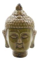 Cabeça De Buda Decorativa Cerâmica 20 X 13