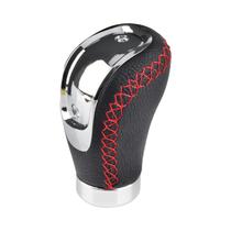 Cabeça De Câmbio Universal Em Couro PU Para Carro, Extensão Para Transmissão Manual De 5 E 6