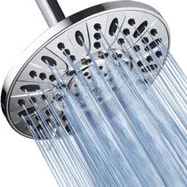 Cabeça de chuveiro AquaDance Chrome de alta pressão, 6 configurações, 7 polegadas