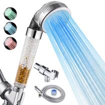 Cabeça de chuveiro Cobbe filtrada LED com alta pressão portátil