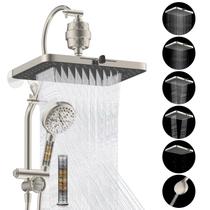 Cabeça de chuveiro Combo Hibbent Rainfall 33cm com filtro portátil Cabeça de chuveiro Combo Hibbent Rainfall 33cm com filtro portátil