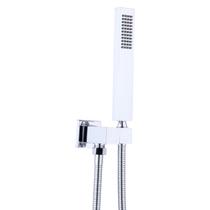 Cabeça de chuveiro de varinha portátil ENGA Square Solid Brass Chrome Cabeça de chuveiro de varinha portátil ENGA Square Solid Brass Chrome