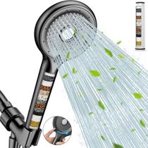 Cabeça de chuveiro FEELSO filtrada com 6 modos portáteis de alta pressão