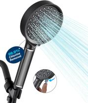 Cabeça de chuveiro filtrada portátil Cobbe Advanced 2.0 Carbon System