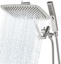Cabeça de chuveiro G-Promise All Metal de 30 cm com combinação portátil
