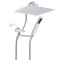 Cabeça de chuveiro Hibcent All Metal 30cm de alta pressão cromada Cabeça de chuveiro Hibcent All Metal 30cm de alta pressão cromada