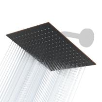 Cabeça de chuveiro Lordear Rainfall 25 cm em aço inoxidável ultrafina Cabeça de chuveiro Lordear Rainfall 25 cm em aço inoxidável ultrafina