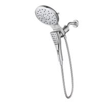 Cabeça de chuveiro Moen Verso Chrome Round Rain com chuveiro de mão 220C2 Cabeça de chuveiro Moen Verso Chrome Round Rain com chuveiro de mão 220C2