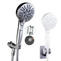Cabeça de chuveiro portátil GwernKB 7-Setting High Pression Chrome Cabeça de chuveiro portátil GwernKB 7-Setting High Pression Chrome