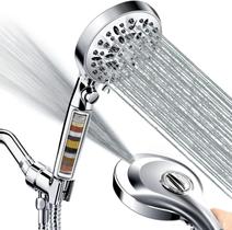 Cabeça de chuveiro portátil INAVAMZ 2.5GPM com filtro 9 modos de pulverização Cabeça de chuveiro portátil INAVAMZ 2.5GPM com filtro 9 modos de pulverização