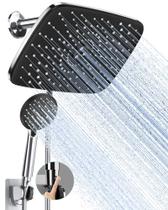 Cabeça de chuveiro Veken High Pressure Rainfall 30cm com dispositivo portátil Cabeça de chuveiro Veken High Pressure Rainfall 30cm com dispositivo portátil