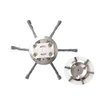 Cabeça De Escova De Arame De Aço Para Roçadeira, Ferramenta De Jardim Para Remoção De Ervas Cabeça De Escova De Arame De Aço Para Roçadeira, Ferramenta De Jardim Para Remoção De Ervas