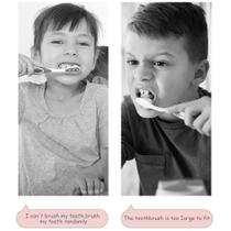 Cabeça de escova de dentes elétrica infantil em forma de U Toothb