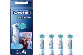 Cabeça de escova de dentes elétrica Oral-B Pro Kids Disney Frozen 4Pk