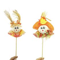 Cabeça de Espantalho Decorativo Sortido 30cm