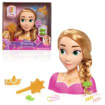 Cabeça de estilizar Disney Princess Rapunzel, cabelo loiro com 10 unidades