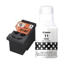 Cabeça De Impressão Canon Preto Kit Bh 10 Frasco Tinta Gi 11 Bk