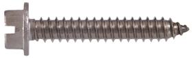 Cabeça de lavadora hexagonal de aço inoxidável Screw Hillman de 10 x 3 cm, pacote com 100