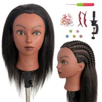 Cabeça de Manequim ARLEFENNI 100% Cabelo Humano Real para Trança
