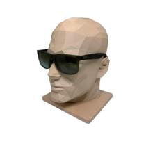 Cabeça de Manequim com Base Expositor para Bonés e Óculos - Cabeça de Manequim com Base Expositor para Bonés e Óculos -