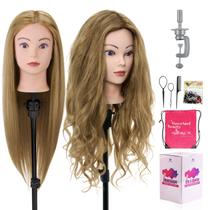 Cabeça de Manequim Neverland Beauty & Health - Cabelo Humano 70cm