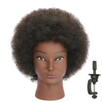 Cabeça de manequim TIANYOUHAIR Kinky Curly 100% cabelo humano