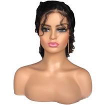 Cabeça de manequim Voloria Realista Feminina com Ombro em PVC Cabeça de manequim Voloria Realista Feminina com Ombro em PVC