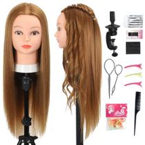 Cabeça de Maniquim Opini com 80% de Cabelo Humano Liso (26-28") Cabeça de Maniquim Opini com 80% de Cabelo Humano Liso (26-28")