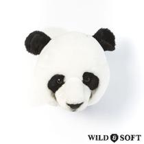 Cabeça de Parede Pelúcia Urso Panda Thomas Wild And Soft