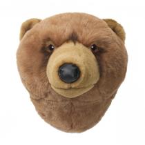 Cabeça de Pelúcia de Parede Urso Oliver Wild & Soft