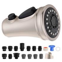 Cabeça de pulverização de torneira de cozinha IfealClear Universal Brushed Nickel Cabeça de pulverização de torneira de cozinha IfealClear Universal Brushed Nickel